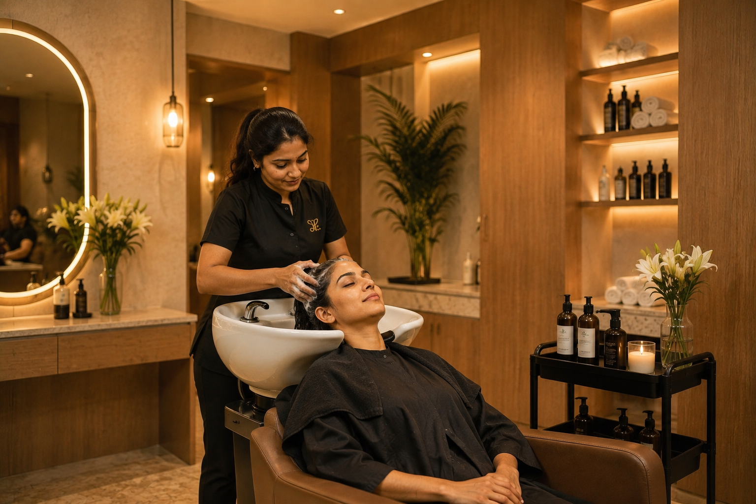 Hair Treatment service at SheZone Beauty Lounge