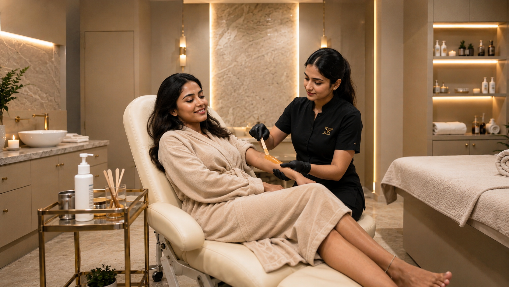 Hair removal service at She Zone Beauty Lounge