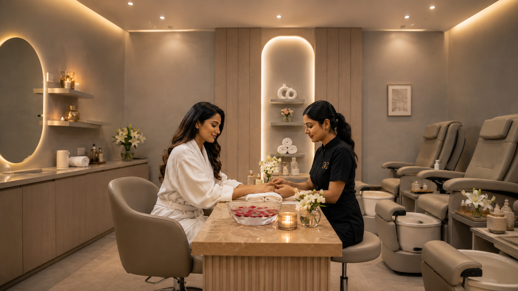 Hand care services at She Zone Beauty Lounge
