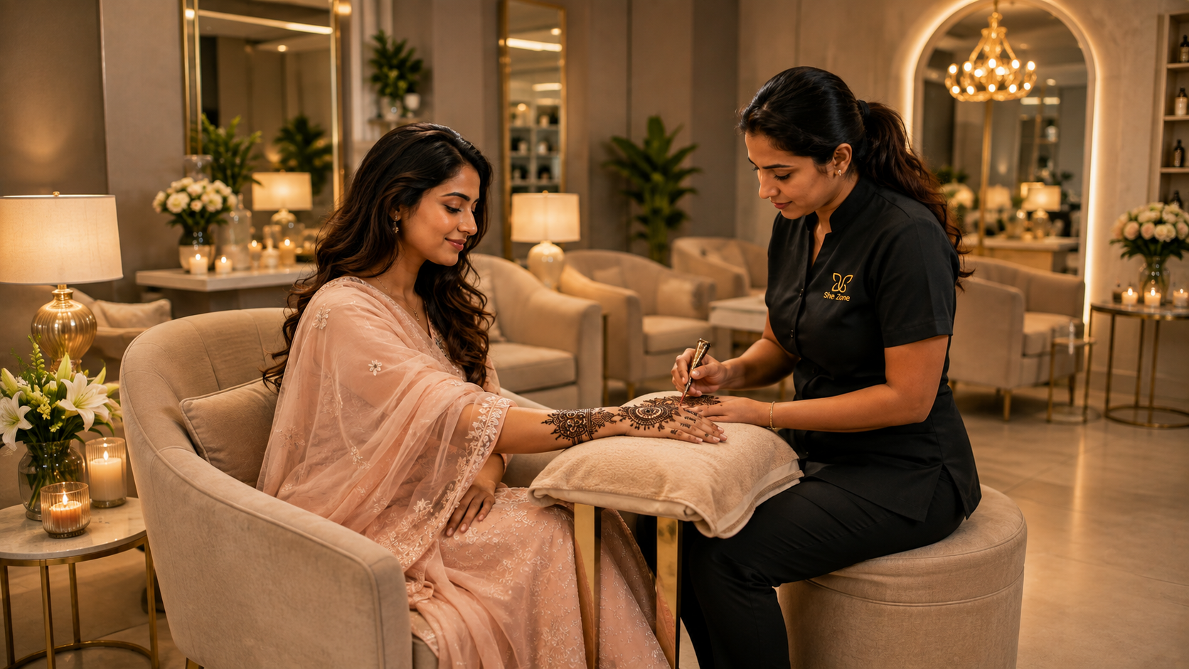Mehandi at SheZone Beauty Lounge