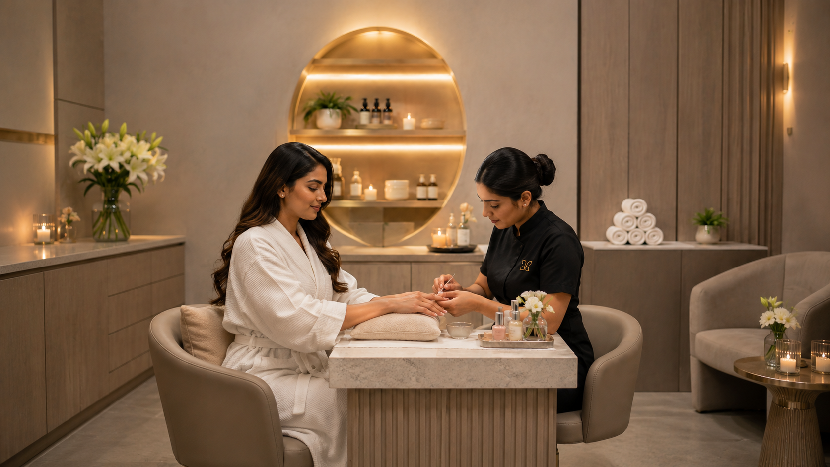 Nail care services at She Zone Beauty Lounge